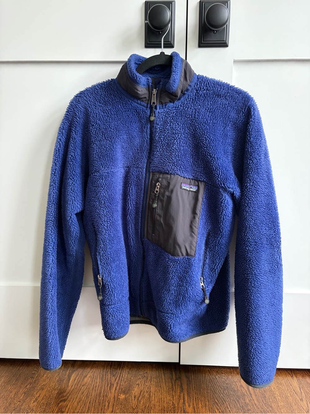 Vintage Patagonia Men's Blue Fleece Classic Retro-X Jacket Small